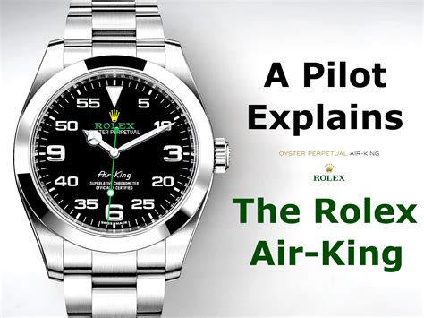 rolex air king salomon|Rolex Air-King pilot watch.